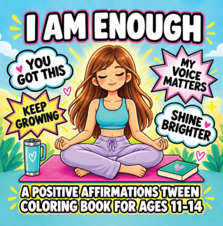 A Positive Affirmations Coloring Book: For Teens